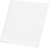omslagkarton 50 x 70 cm 25 vellen wit