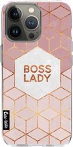 Casetastic Apple iPhone 13 Pro Hoesje - Softcover Hoesje met Design - Boss Lady Print