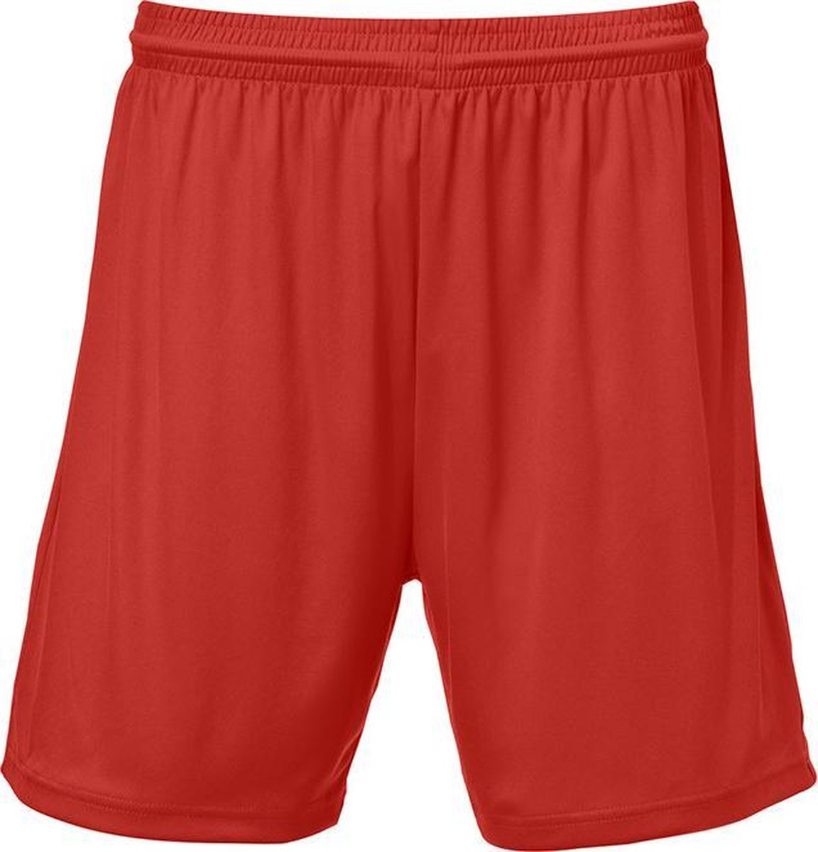 Masita | Sportbroek Heren & Dames - Short Bogota - Sportbroek met binnenbroek - Voetbalbroek 100% polyester Duurzaam - Vochtregulerend - RED - 116