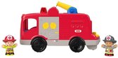 bouwset brandweerwagen Little People rood 3-delig