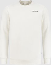 Purewhite -  Heren Regular Fit    Sweater  - Wit - Maat L