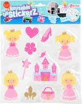 gelstickers Reusable prinsessen meisjes 10-delig