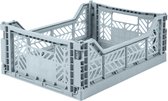 AyKasa Folding Crate Midi Box - Pale Blue