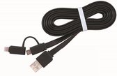 Kabel USB naar Micro-USB en Lighting GEMBIRD CA1932065 (1 m)