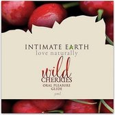 Oraal Plezier Glijmiddel Wilde Kers Folie 3 ml Intimate Earth Kers