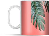 Mok - Palmboom - Zomer - Roze - 350 ml - Beker