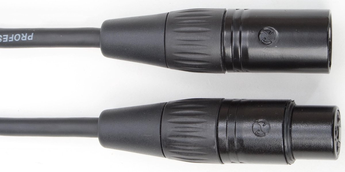 Câble DAP Audio XLR 3m - Câble Microphone XLR - 3m (Noir)