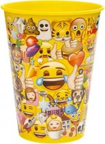 drinkbeker emoji's 260 ml geel