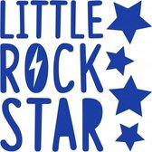 muursticker Little Rock Star junior 2 stickervellen