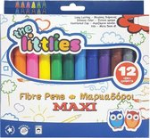 viltstiften maxi tip junior 5 mm 12-delig