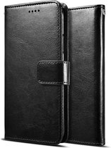 Portemonnee Book Case Hoesje Geschikt voor: OnePlus 8 Pro -  zwart