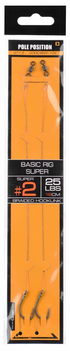 Basic Rig Super Barbed Pole Position Karper Onderlijn - Onderlijn Karper - Karper Onderlijn Compleet - Karper Rigs - Karper Rig - Karperonderlijn