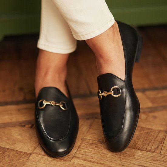 Isabel Bernard Vendôme Dames Loafers Leer - zwart - 41 | bol.com