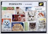 Perzen – Luxe postzegel pakket (A6 formaat) : collectie van 25 verschillende postzegels van perzen – kan als ansichtkaart in een A6 envelop - authentiek cadeau - kado - geschenk - kaart - per