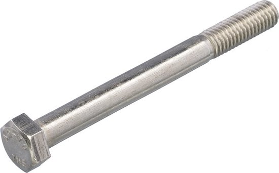 Boulon hexagonal M8x80mm inox A2 - 50 pièces