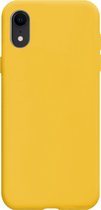 Coque iPhone XR Siliconen iPhone XR Coque Jaune - Coque iPhone XR Coque Arrière Siliconen