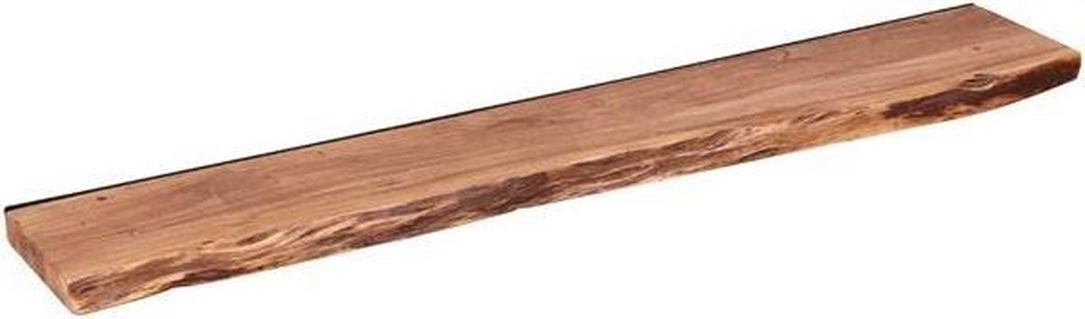 DH Interior Wandplank Durris 120 x 20 x 4 cm - Hout - Massief acacia - Industrieel - 120 x 20 x 4 cm