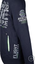 Camp David ® sweatjack met logo-artwork en tapes