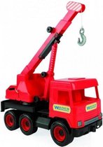 speelgoed Kraanwagen rood 43 cm