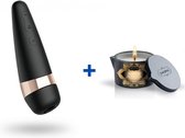 Satisfyer Pro 3 - Clitorisstimulator + Kamasutra Massagekaars - Vanilla