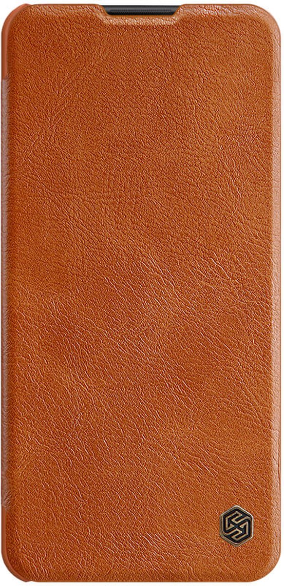 Samsung Galaxy A21s Hoesje - Qin Leather Case - Flip Cover - Bruin