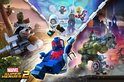 Cover van LEGO Marvel Super Heroes 2 met Spider-Man 2099, Hulk, Rocket Raccoon, Groot en Captain America.