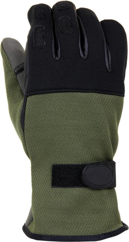Stealth - Tactical neoprene gloves (kleur: Groen / maat: XXL)