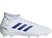 adidas Performance Predator 19.3 Fg J Kinder De schoenen van de voetbal wit 37 1/3