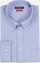 Steppin' Out Spring 2021  Regular Fit Button Down Shirt Mannen - Regular Fit - Katoen - Blauw (40)