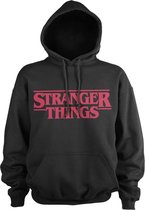 Stranger Things Hoodie/trui -M- Logo Zwart