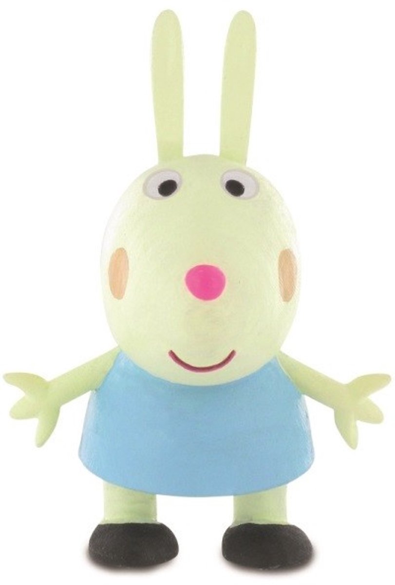 Comansi Speelfiguur Peppa Pig: Rebecca Rabbit 6 Cm Wit