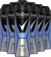 Rexona Men Cobalt Dry Anti-transpirant Spray - 6 x 150 ml - Voordeelverpakking