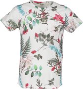 DEELUXE T-shirt met tropische print CAITITIU White