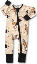 Zipster Safari - Baby Romper - Bamboe - Met 2-way ritssluiting - Maat 80-86