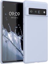 kwmobile telefoonhoesje voor Google Pixel 6 Pro - Hoesje voor smartphone - Back cover in mat lichtblauw