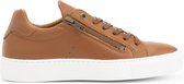 NoGRZ H.Casson Leren damessneakers - Cognac Bruin Leer - Maat 42