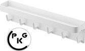 Sleutelrek | Sleutelkast - Sleutelhouder | Wit - Metaal - Modern - CPKG