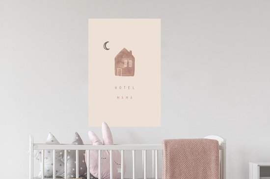 Stickers Stickers muraux - Cadeau fête des mères - Hotel mama - Home - 40x60 cm - Film adhésif