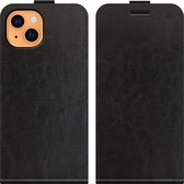 Cazy Flip Hoesje geschikt voor iPhone 13 Mini - Zwart