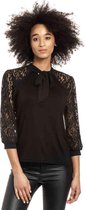 Vive Maria Blouse -S- Preppy Lace Zwart