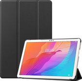 Tablet hoes geschikt voor Huawei MatePad T 10S (10.1 Inch) - Tri-Fold Book Case - Zwart