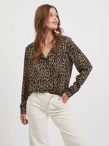 Vila Lucy Print Dames Blouse  - Maat M