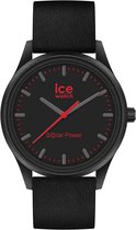 Ice Watch ICE solar power - Lava 019027 Horloge - Kunstleer - Zwart - Ã˜ 40 mm