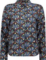 Vila Blouse Vizino L/s Shirt/ka 14060545 Pine Grove/blima Dames Maat - W38