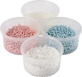 parelfoamklei blauw/roze/wit 4-delig