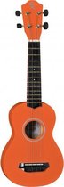 houten ukulele 53 cm met 4 snaren oranje