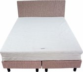 Bedworld Boxspring 200x220 - Stevig - Seudine - Licht roze (ONC61)