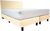 Bedworld Boxspring 180x210 - Stevig - Velours - Beige (ML02)