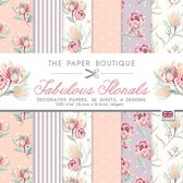 The Paper Boutique Deco Papier - Fabulous Florals - 6x6 inch - 36 stuks