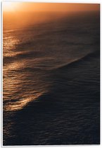 Forex - Zee tijdens Zonsondergang - 40x60cm Foto op Forex